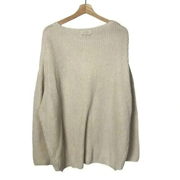 Urban Outfitters UO Victoria Oversized V-Neck Sweater S - Picture 3 of 4